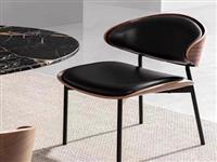 Modern Nordic Wood Dining Chair With Leather Single Backrest For Restaurants Hotels And Shops Dining Kitchens Chair