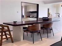 Modern Nordic Wood Dining Chair With Leather Single Backrest For Restaurants Hotels And Shops